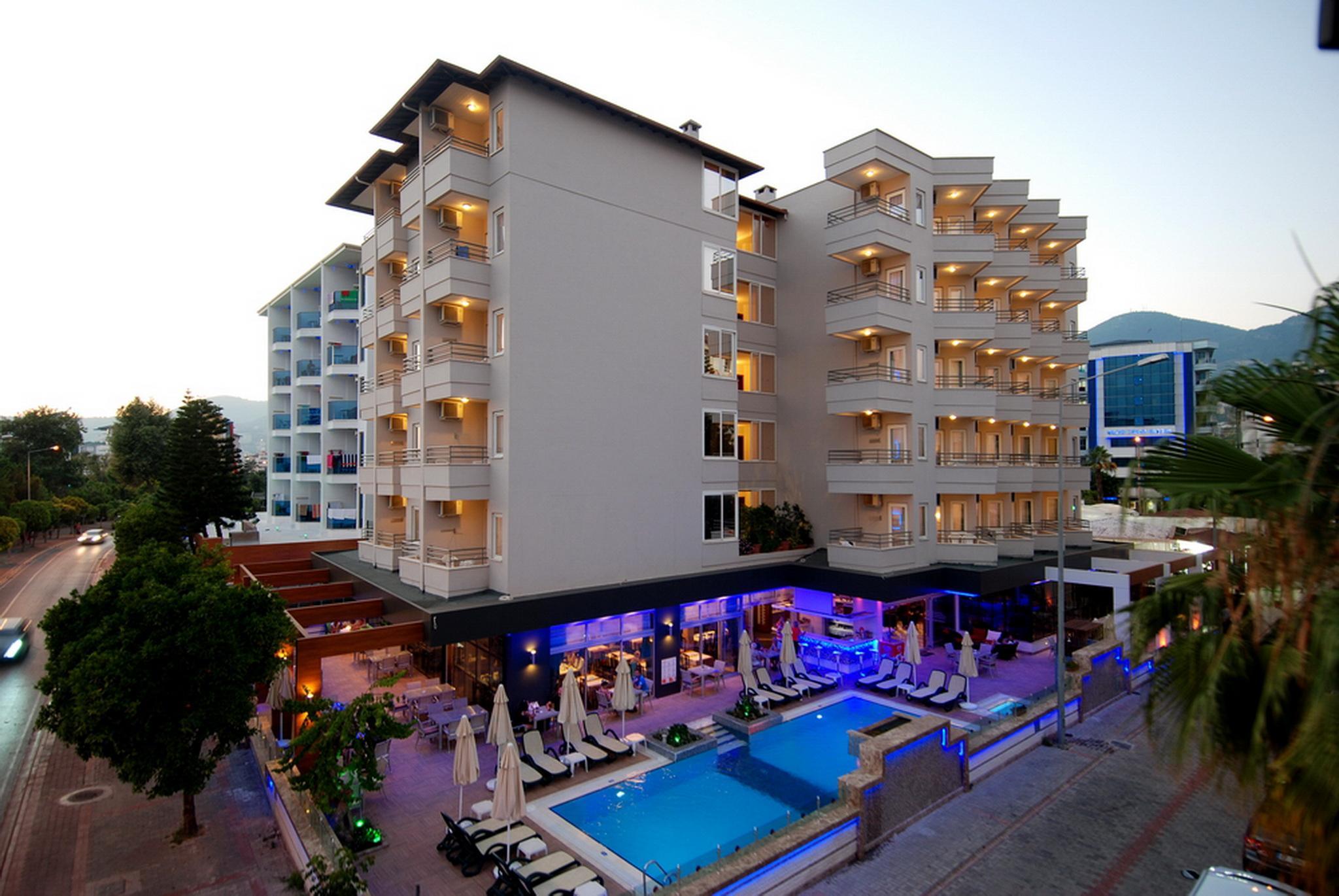 Hatipoglu Beach Hotel Alanya Bagian luar foto
